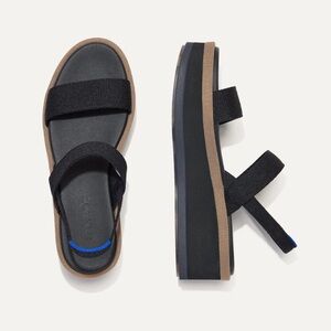 Rothy’s Lightweight Wedge Sandal in Pepper NWB (fits like 7.5)